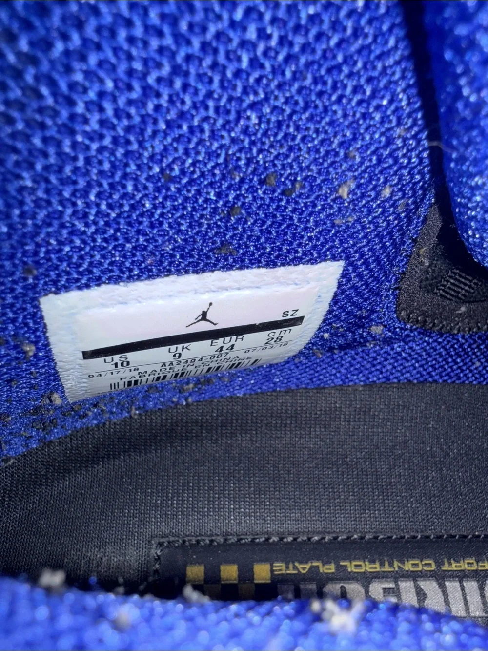 Air Jordan 18 Retro Black Sport Royal